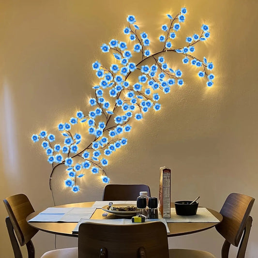 Cherry Blossom Artificial Flower Vine Garland – Room Decor Artificial Flower Garland Peaceful Pleasures Health and Wellness