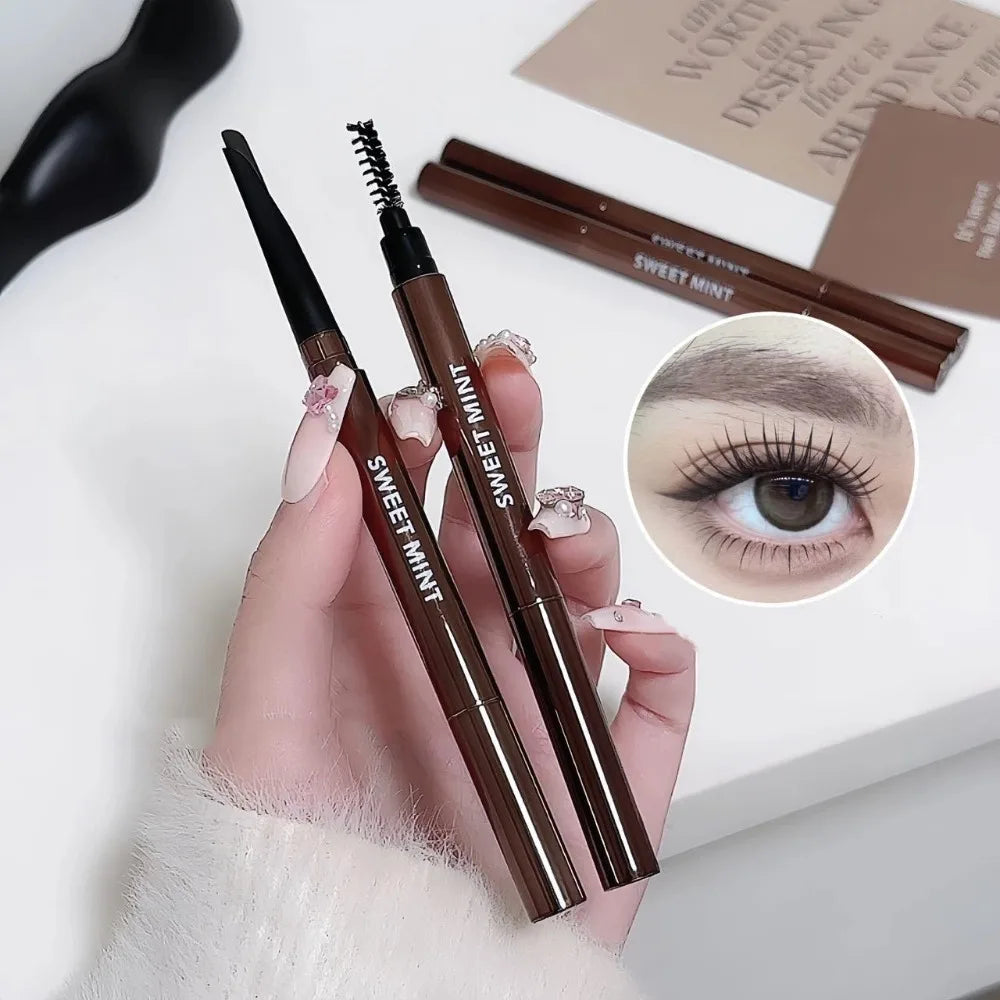Double-Ended Waterproof Eyebrow Pencil – Ultra Fine & Long Lasting