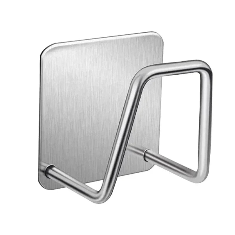 2-Pack Stainless Steel Sink Sponge Holder & Draining Rack