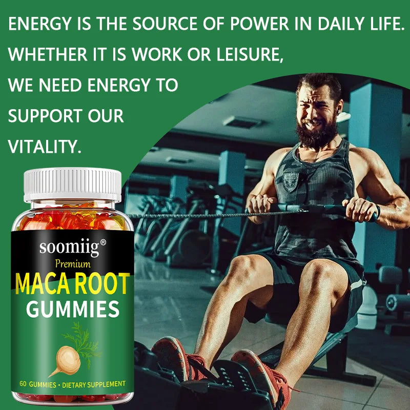Maca Extract Gummies – Energy, Endurance & Mood Boost