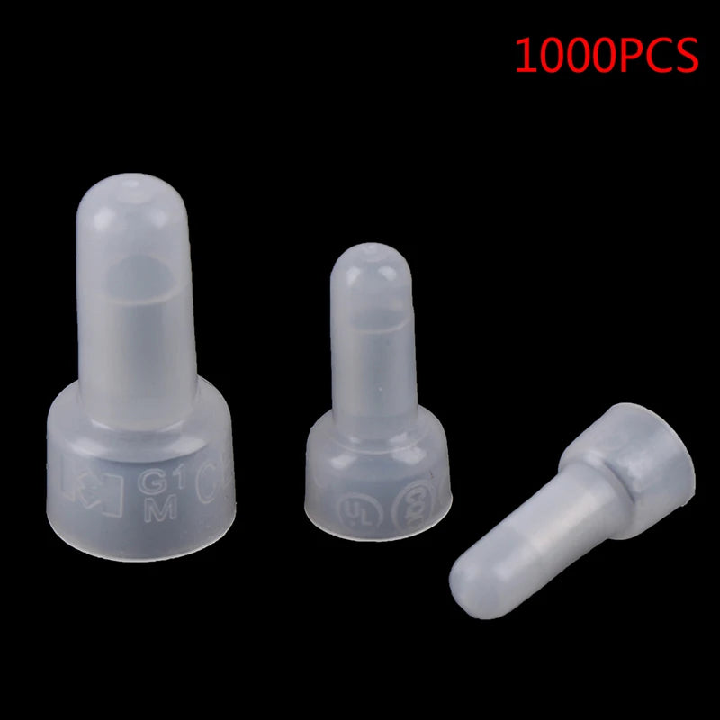 New 1000pcs CE1X CE2X CE5XClosed-End Wire Connectors Crimp Terminals Cap Electrical Peaceful Pleasures Health and Wellness
