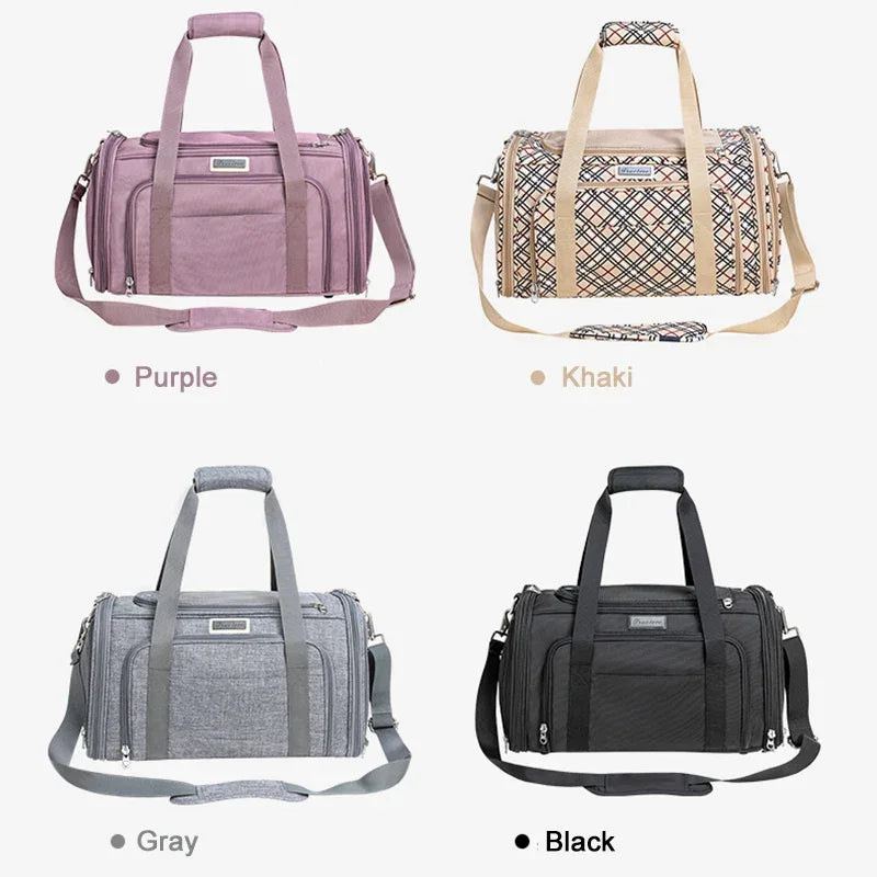 Truelove Nylon Oxford Large Space Comfortable Travel Foldable Hook Pet Carrier Bag Portable Puppy Cat Carrier Backpack TLX4971 Peaceful Pleasures Health and Wellness