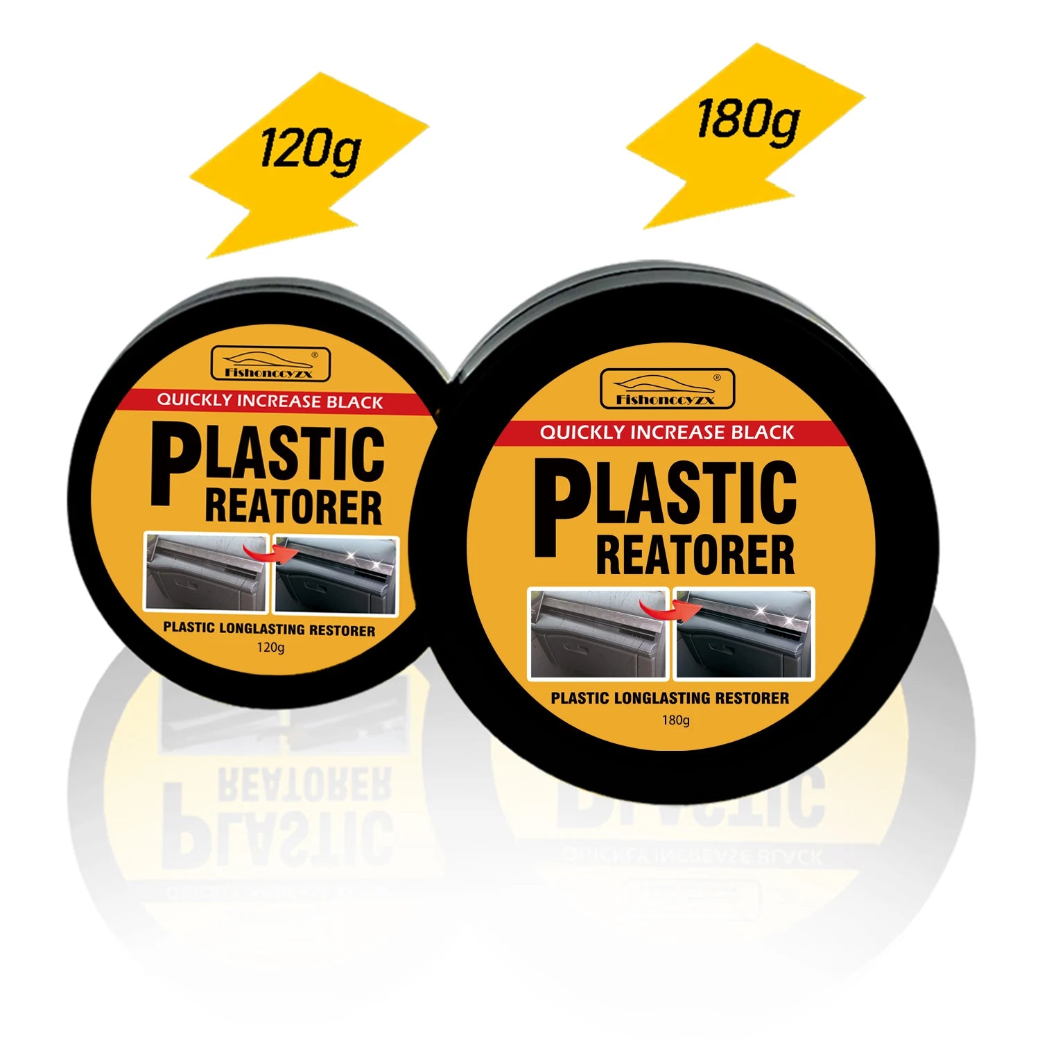 Car Plastic Restorer Back To Black Gloss Auto Interior Leather & Panel Renewal Wax Coating Agent Auto Polish And Repair Coating Peaceful Pleasures Health and Wellness