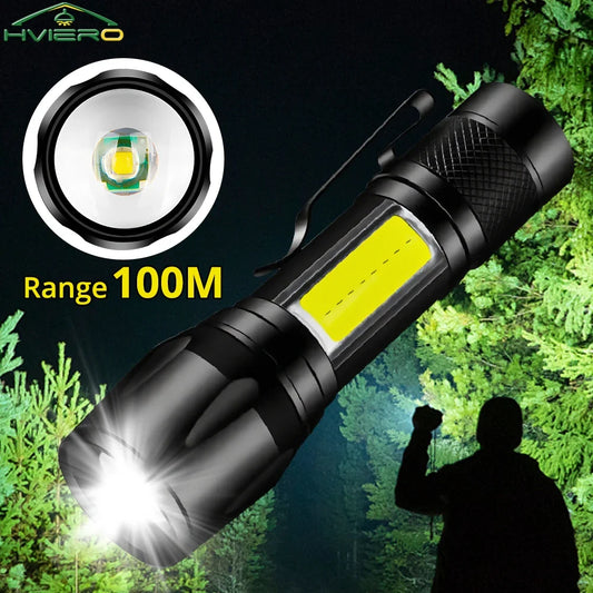 Mini USB Rechargeable Zoomable LED Flashlight – Waterproof LED Flashlight Oasis Select