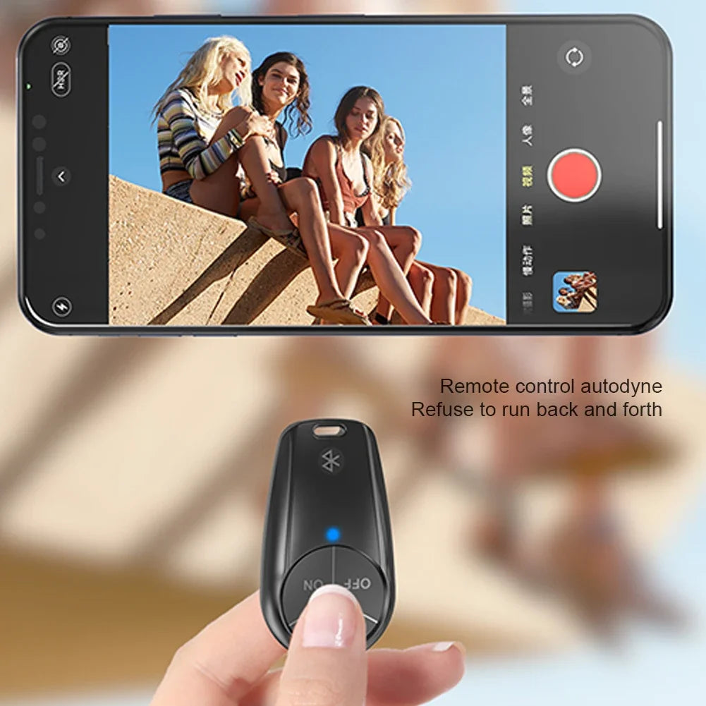 Wireless Bluetooth Selfie Shutter Remote – iOS & Android