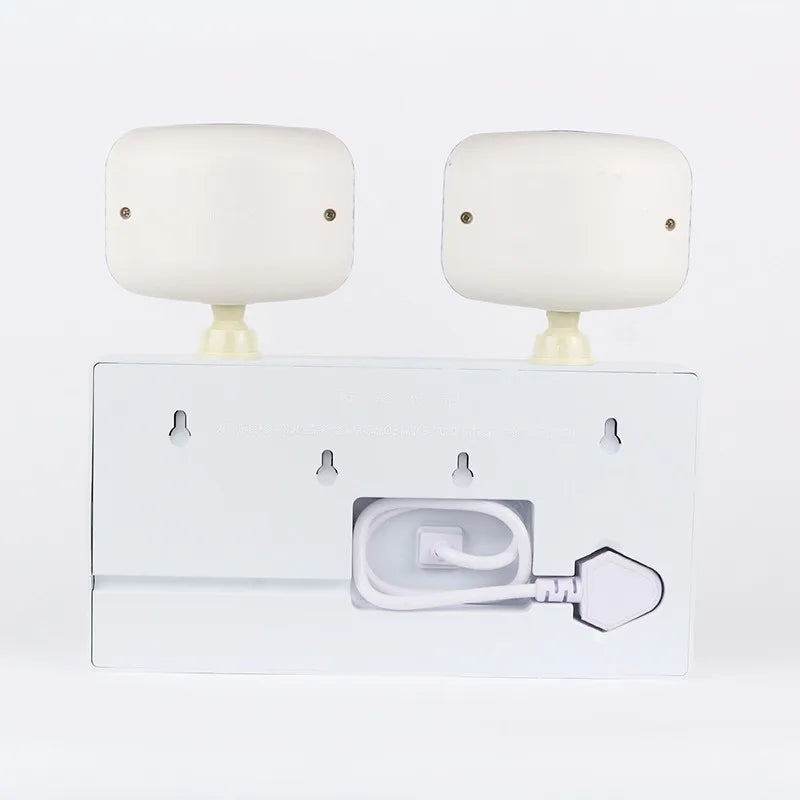 SHINEKNOT LED Double Head Rechargeable Emergency Light 200-240V
