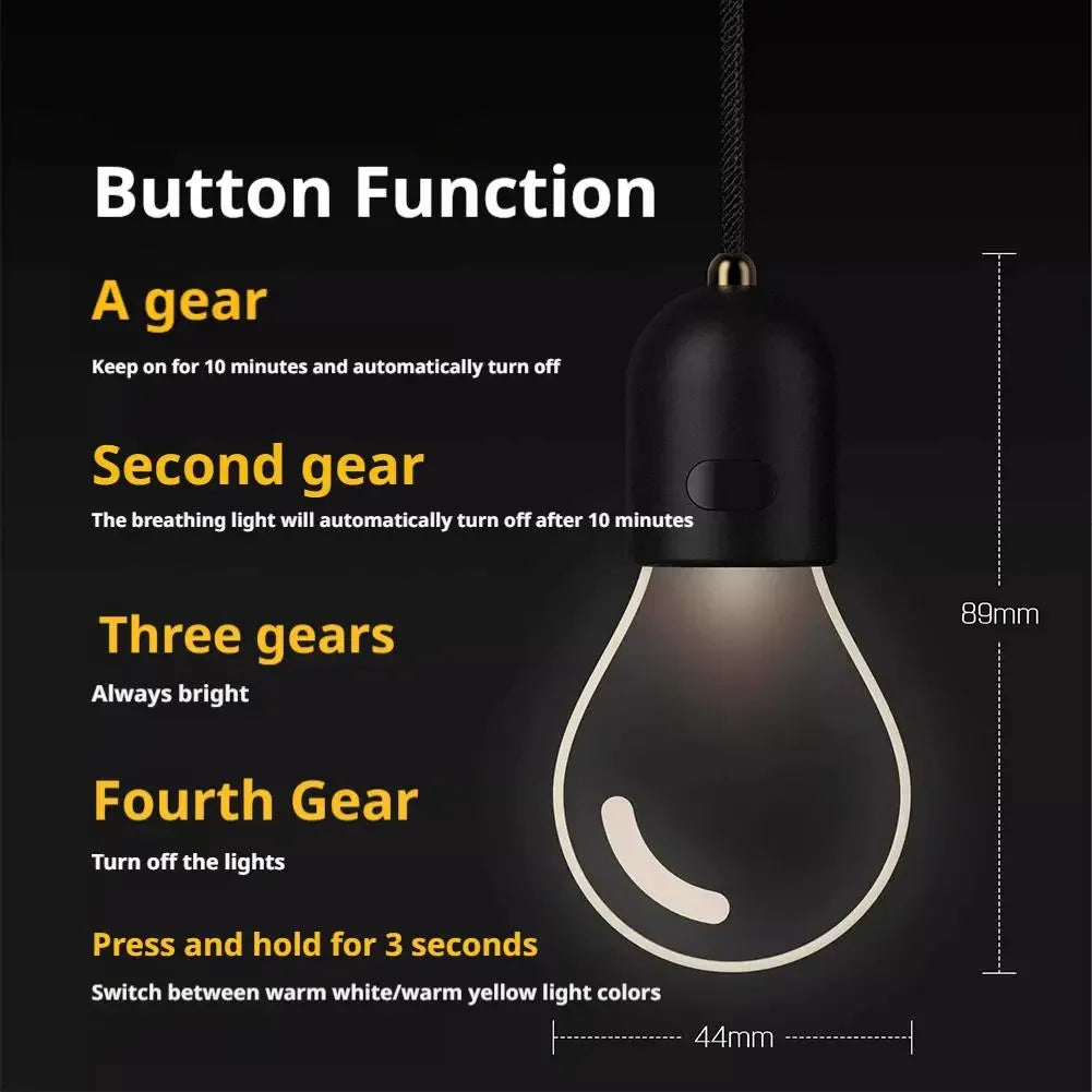 Portable Car LED Ambient Light Bulb Hanging Pendant Auto Interior Decoration Atmosphere Lamp For Night Driving Accessories Peaceful Pleasures Health and Wellness