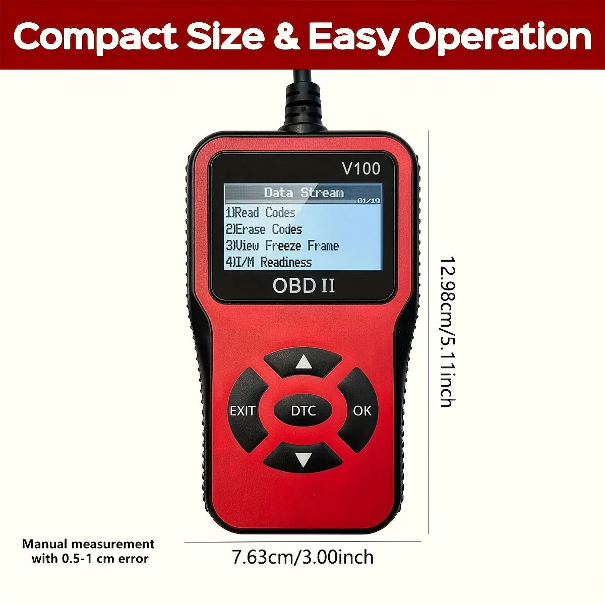 V100 OBD2 Diagnostic Tool – Real-Time Data & Battery Monitor Peaceful Pleasures Health and Wellness