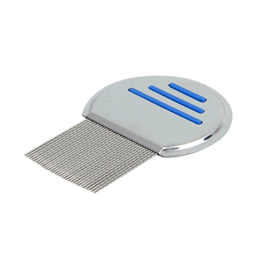 1pcs High Quality Terminator Lice Comb Nit Free Kids Hair Rid Headlice Stainless Steel Metal Teeth Remove Nit Brush Free Ship Peaceful Pleasures Health and Wellness