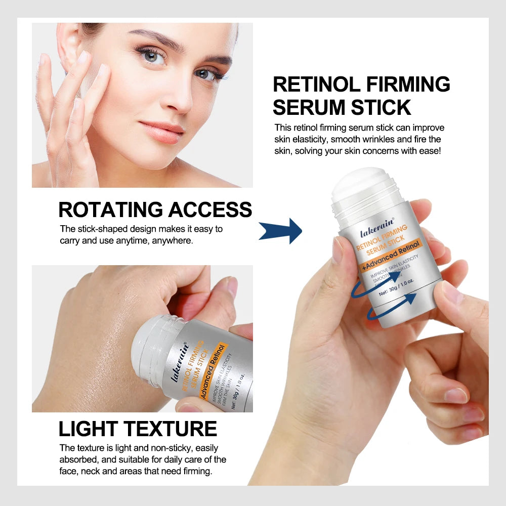 Retinol Eye Lifting Firming Cream Stick Dark Circles Firming Skin Instant Eye Repair Serum Stick For Women Eyes Care Product Peaceful Pleasures Health and Wellness