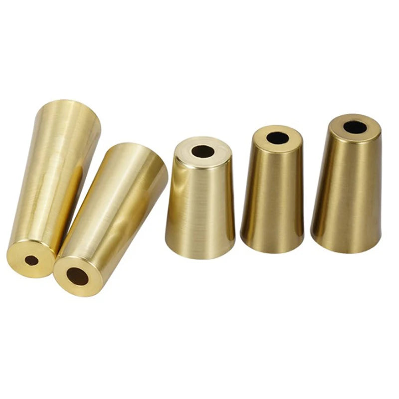 Brushed Brass Iron Furniture Leg Caps – Table & Chair Foot Covers Furniture Leg Caps Peaceful Pleasures Health and Wellness