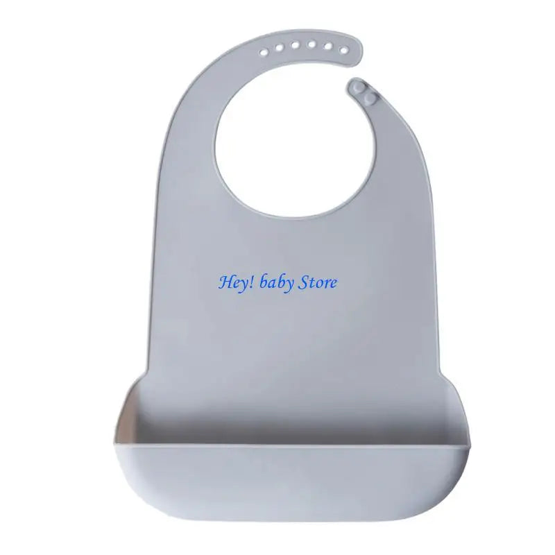 Adult Silicone Bib – Waterproof Feeding Apron for Seniors