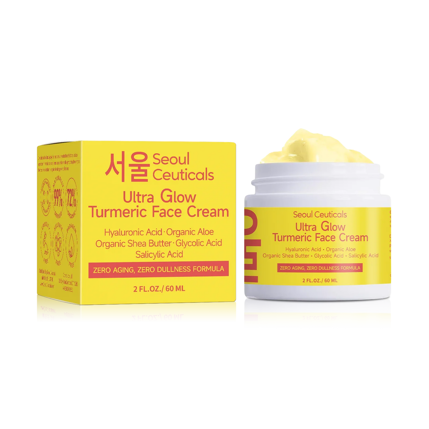 Turmeric Face Moisturizing Cream – Hydrating Glow Daily 60ml