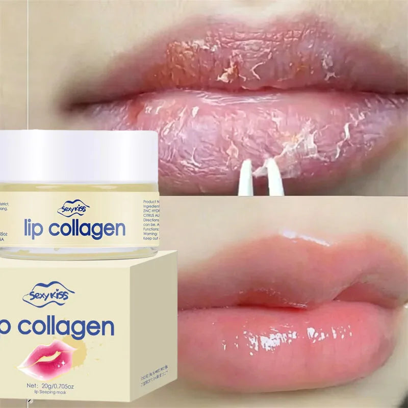 Hyaluronic Acid & Collagen Sleep Lip Mask 20g | Day & Night