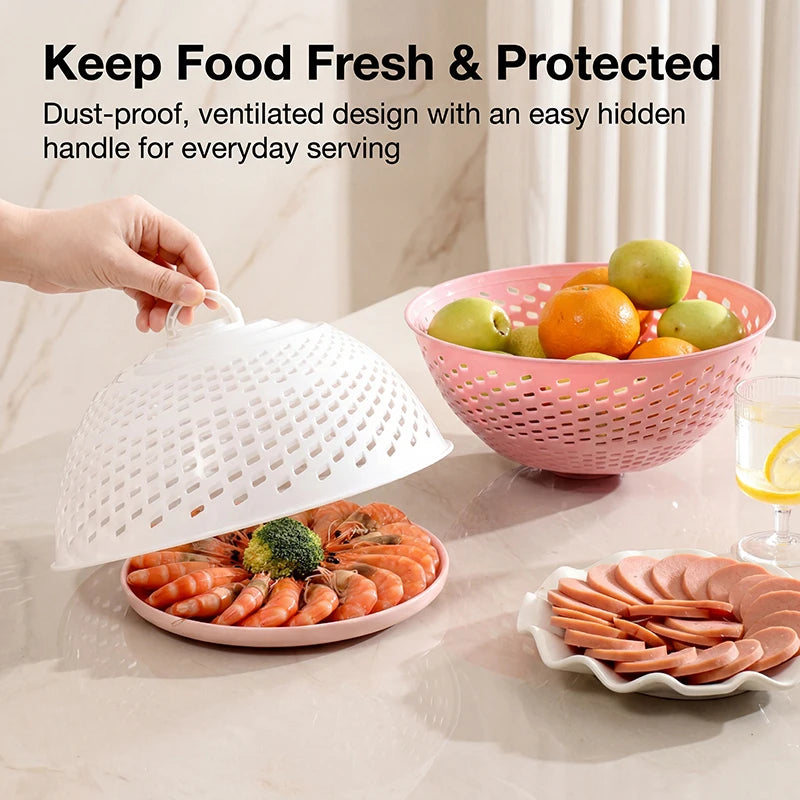 Mesh Food Cover Tent – Reusable Outdoor Picnic Screen Cover to Keep Out Flies, Bugs & Mosquitoes