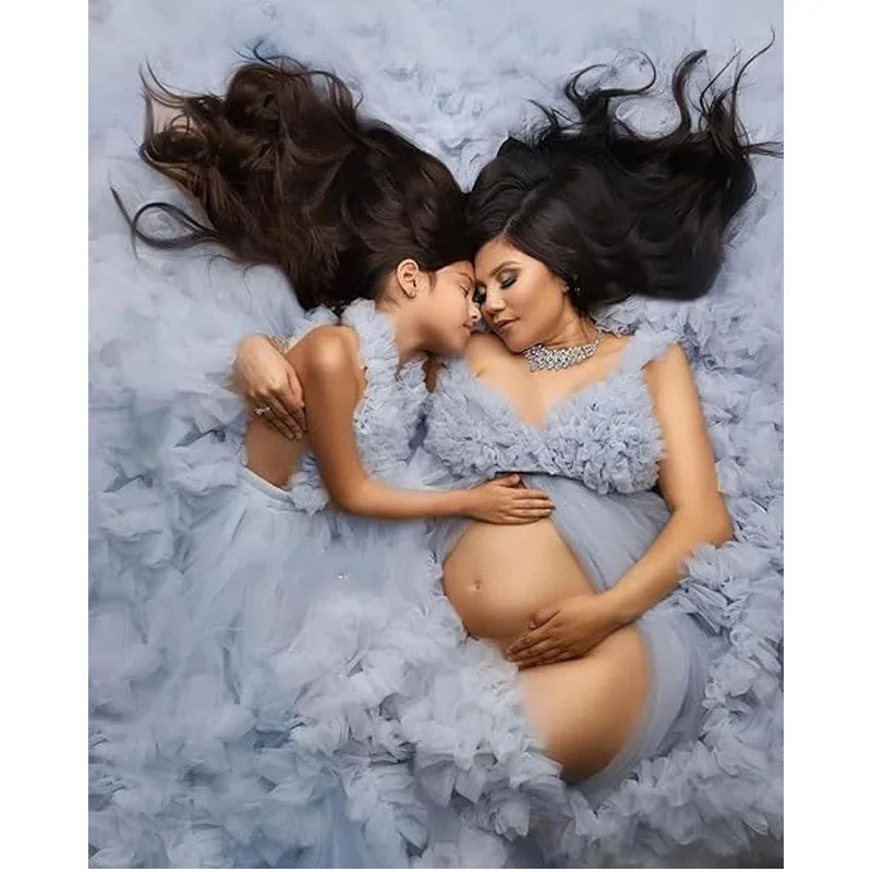 Split Flowy Maternity Photography Dress Photoshoot Baby Shower платье для беременных فساتين حوامل vestidos para embarazadas Peaceful Pleasures Health and Wellness