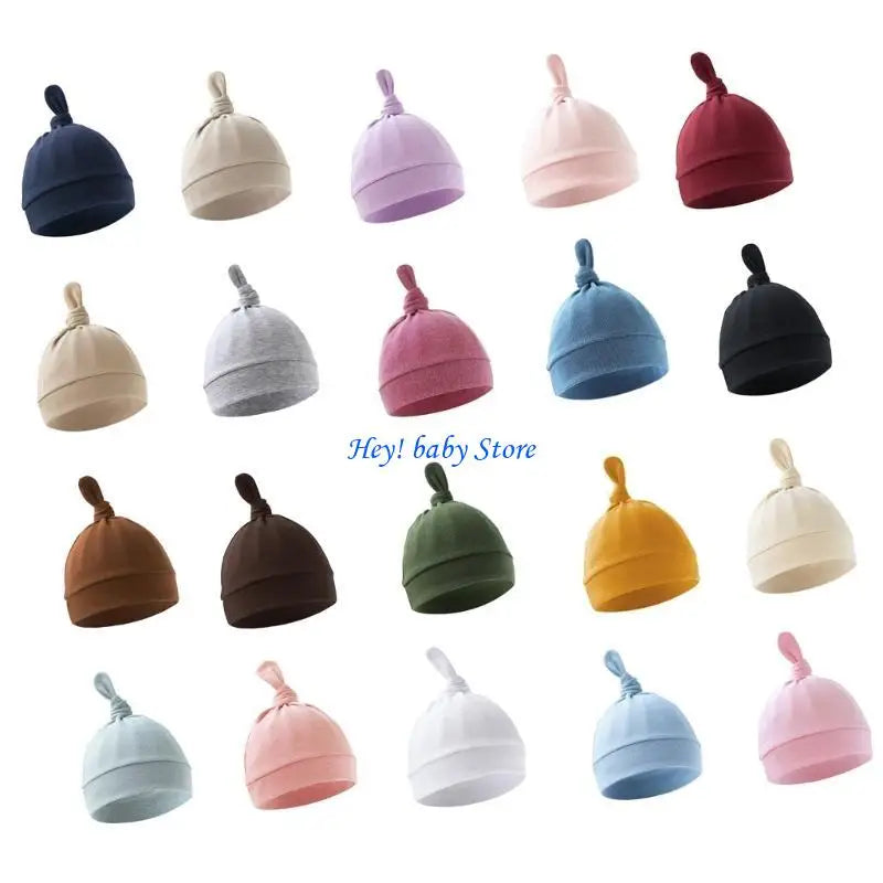 Cotton Baby Bonnet Earflap Hat | Soft Infant Cap 0–6 Months