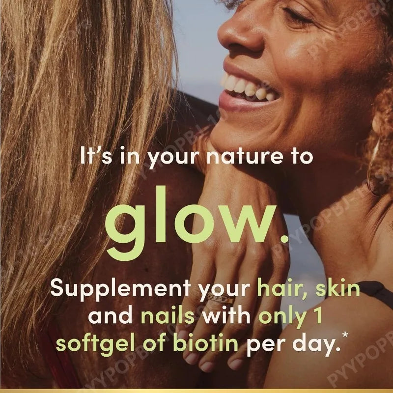 Biotin 10,000 mcg Softgels – Hair, Skin & Nails | 120 Count