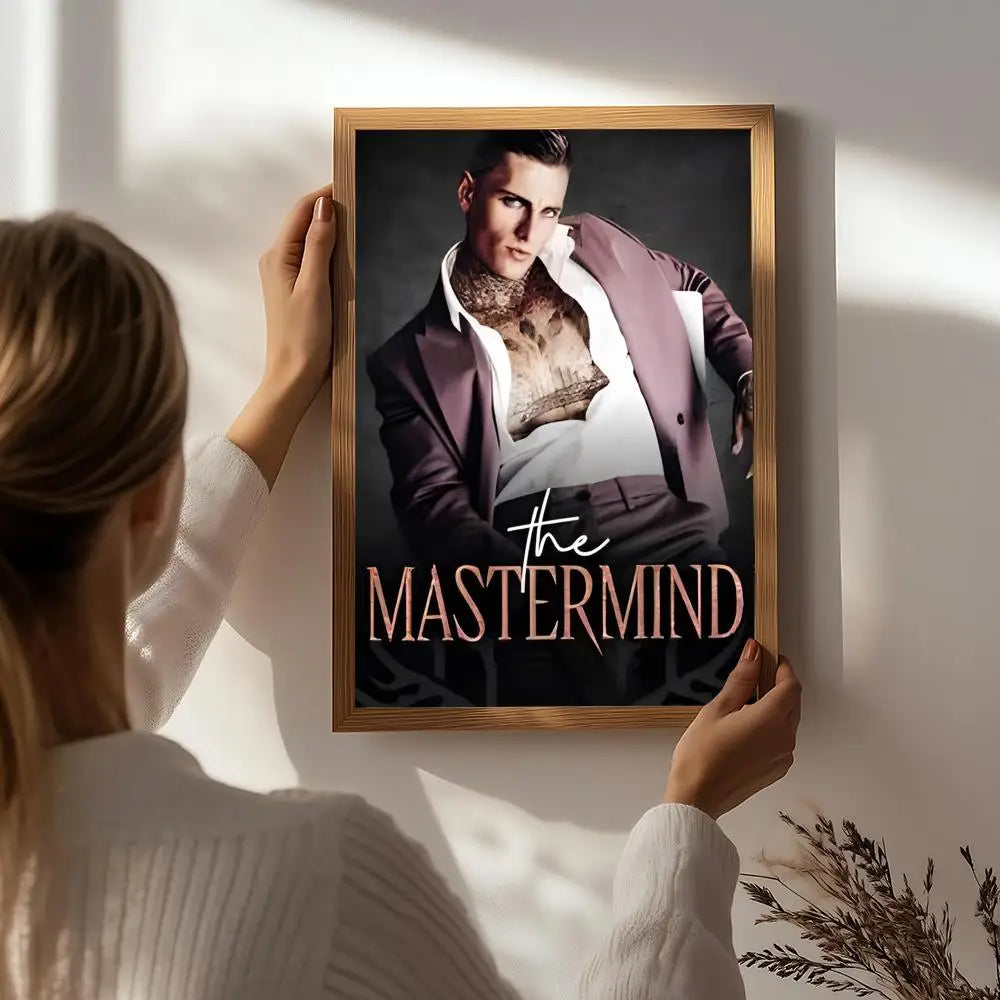 Movie T-The Mastermind Poster HD Self Adhesive Waterproof Wall Art Ideal for Home Office Dorm Bedroom Great Gift Peaceful Pleasures Health and Wellness White6 15X20cmNoframe