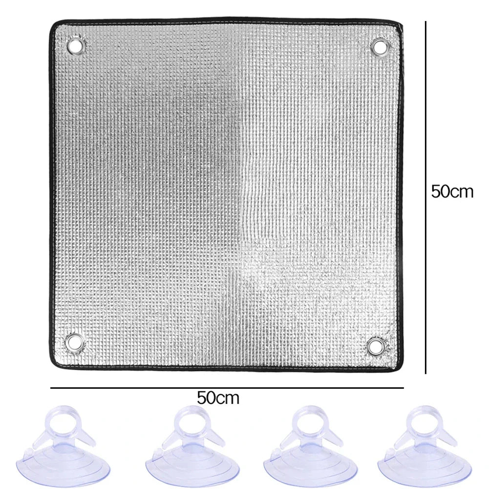 Double-Layer Aluminum Foil Window Sun Shade Insulation Film