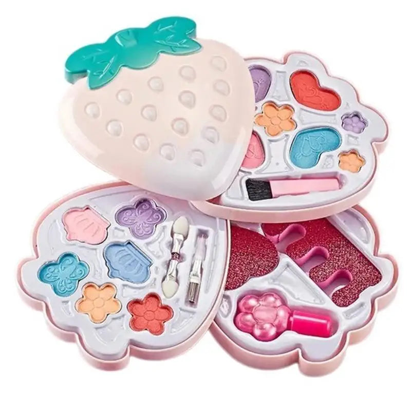 Kids Girls Pretend Play Makeup Set | Eyeshadow & Blush Toy