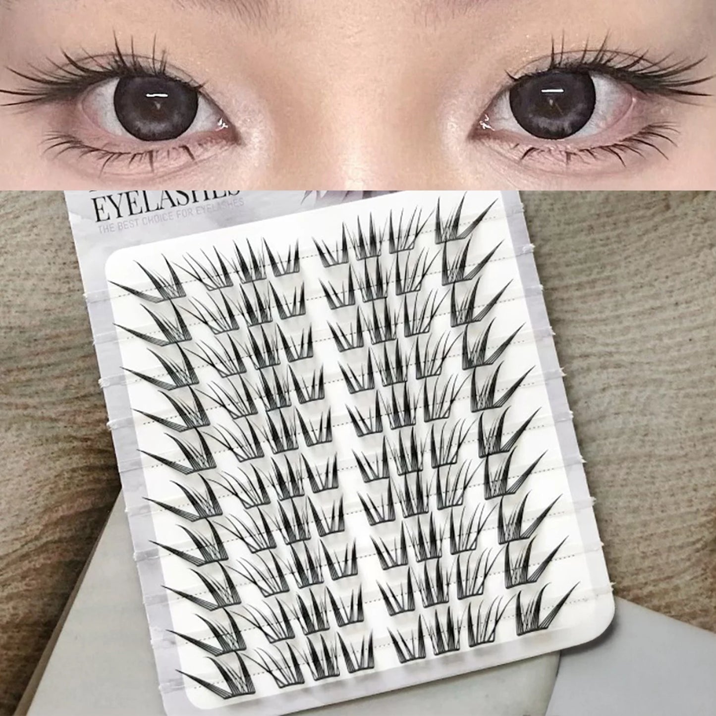 Fluffy Lazy Cat Comic False Eyelashes Korean Style Natural Look Curling Diy Eyelash Extensions For Women Daily Makeup & Party Peaceful Pleasures Health and Wellness