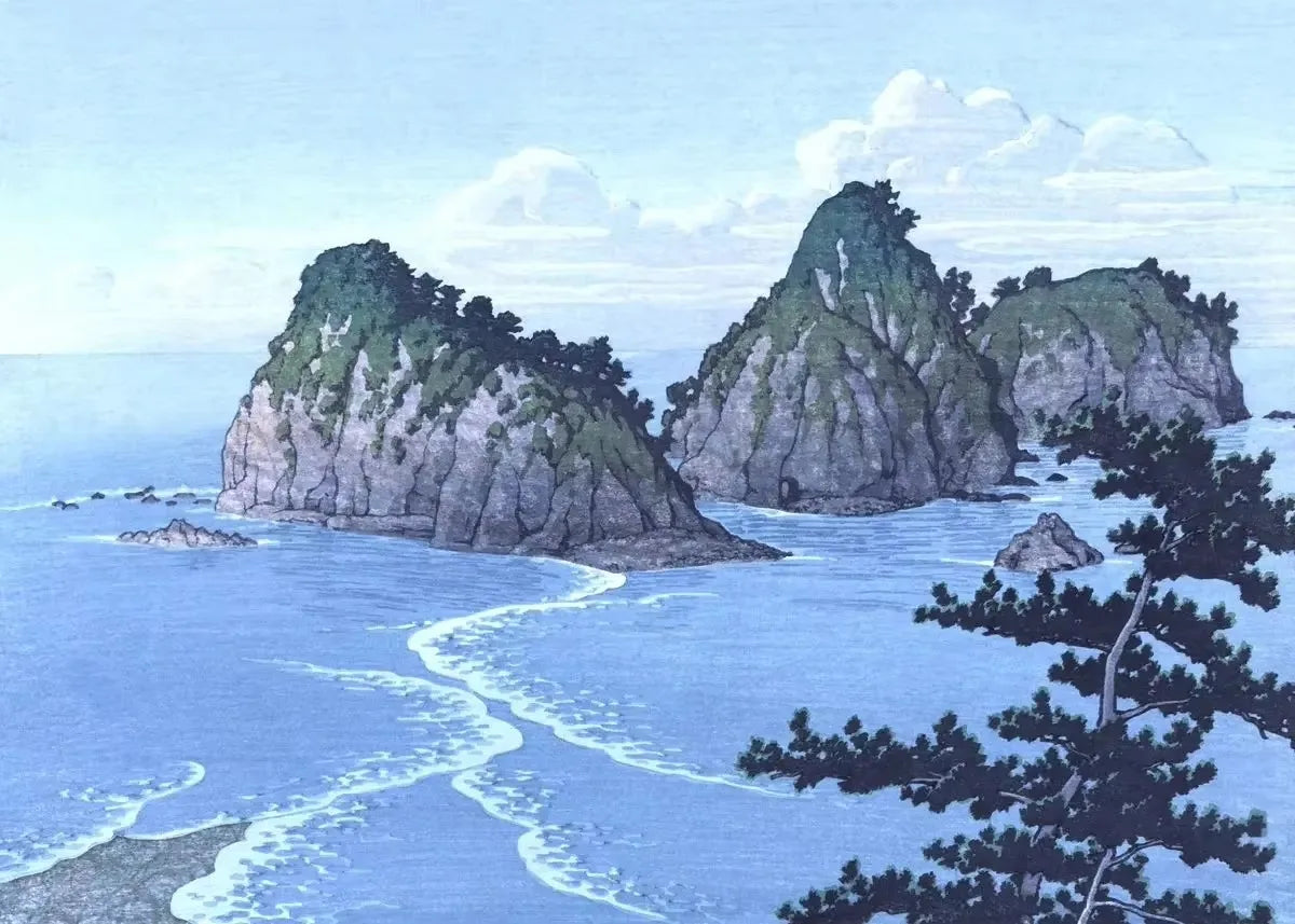 Kawase Hasui Japanese Landscape Canvas Wall Art Print | Retro