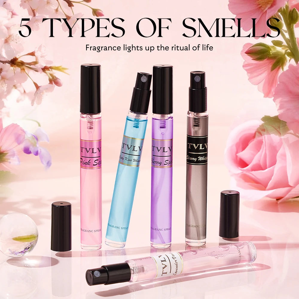 Alcohol-Free Women's Fragrance Gift Set | 5-Piece Floral Spray