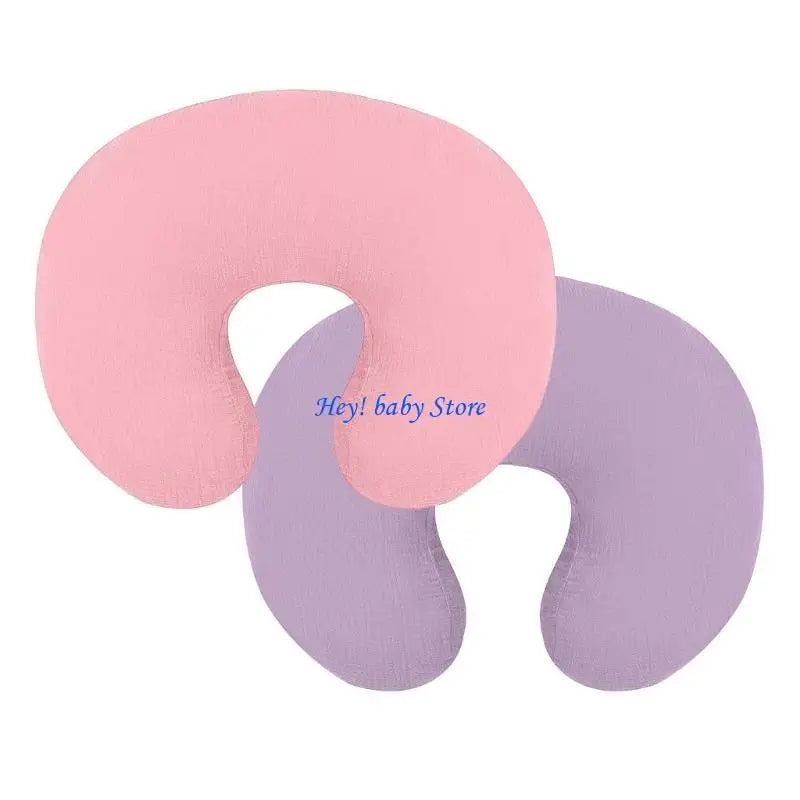 100% Cotton Breastfeeding Pillow Cover | Detachable Nursing Case