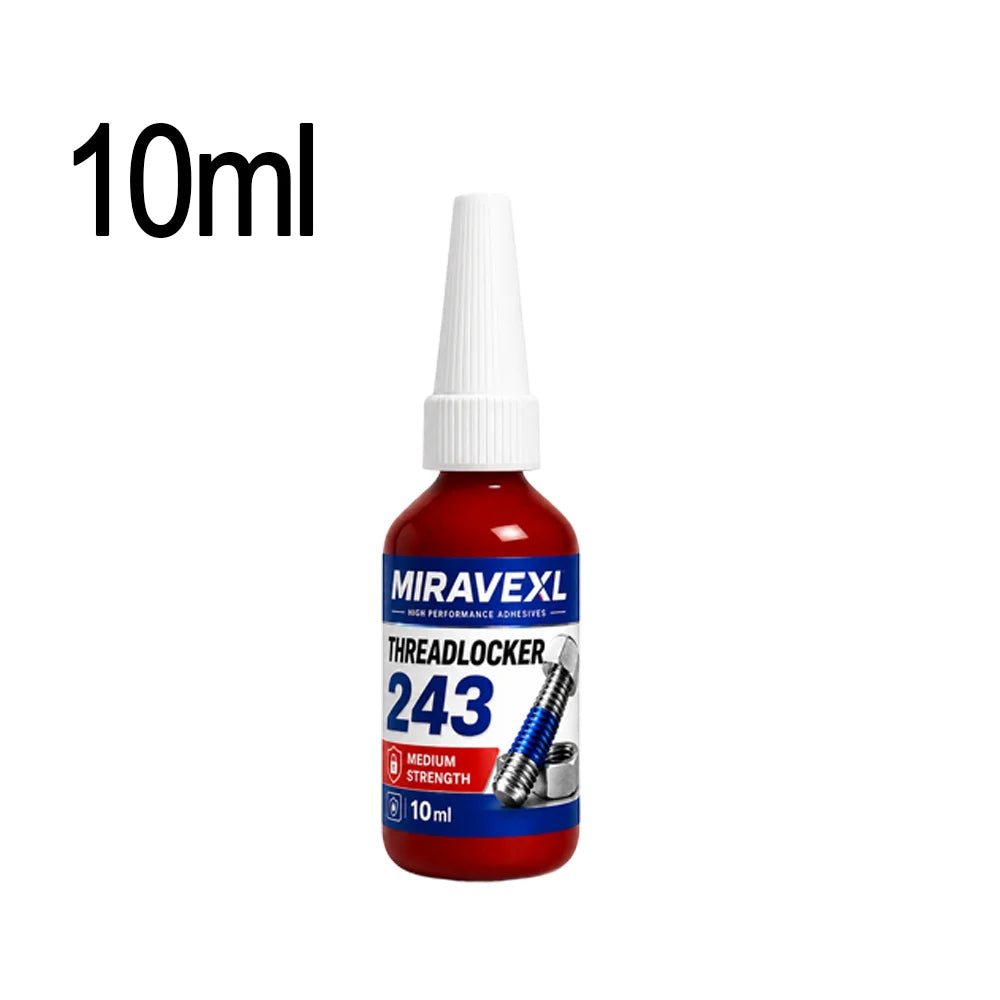 MIRAVEXL Threadlocker 243 Medium Strength Anaerobic Adhesive 10/50ml