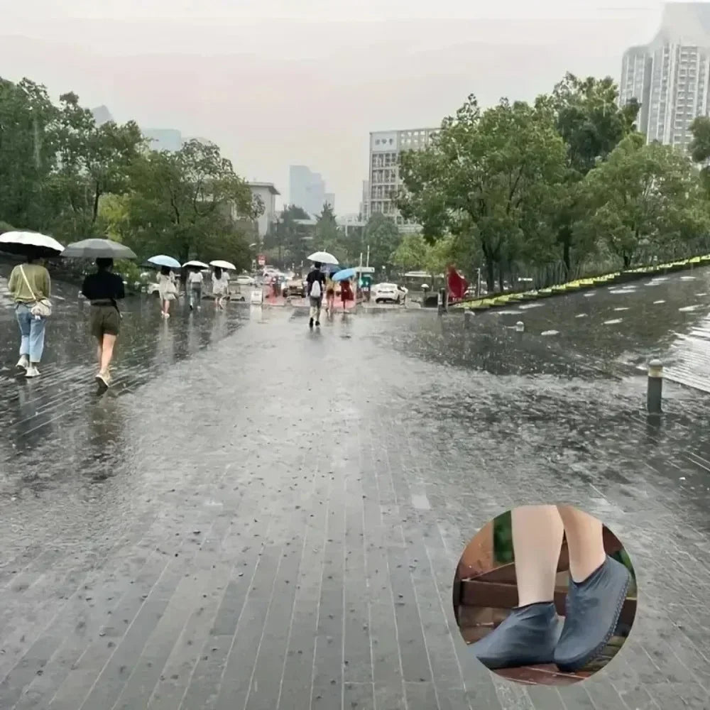 Waterproof Shoe Covers Women | Rubber Rain Boot Overshoes