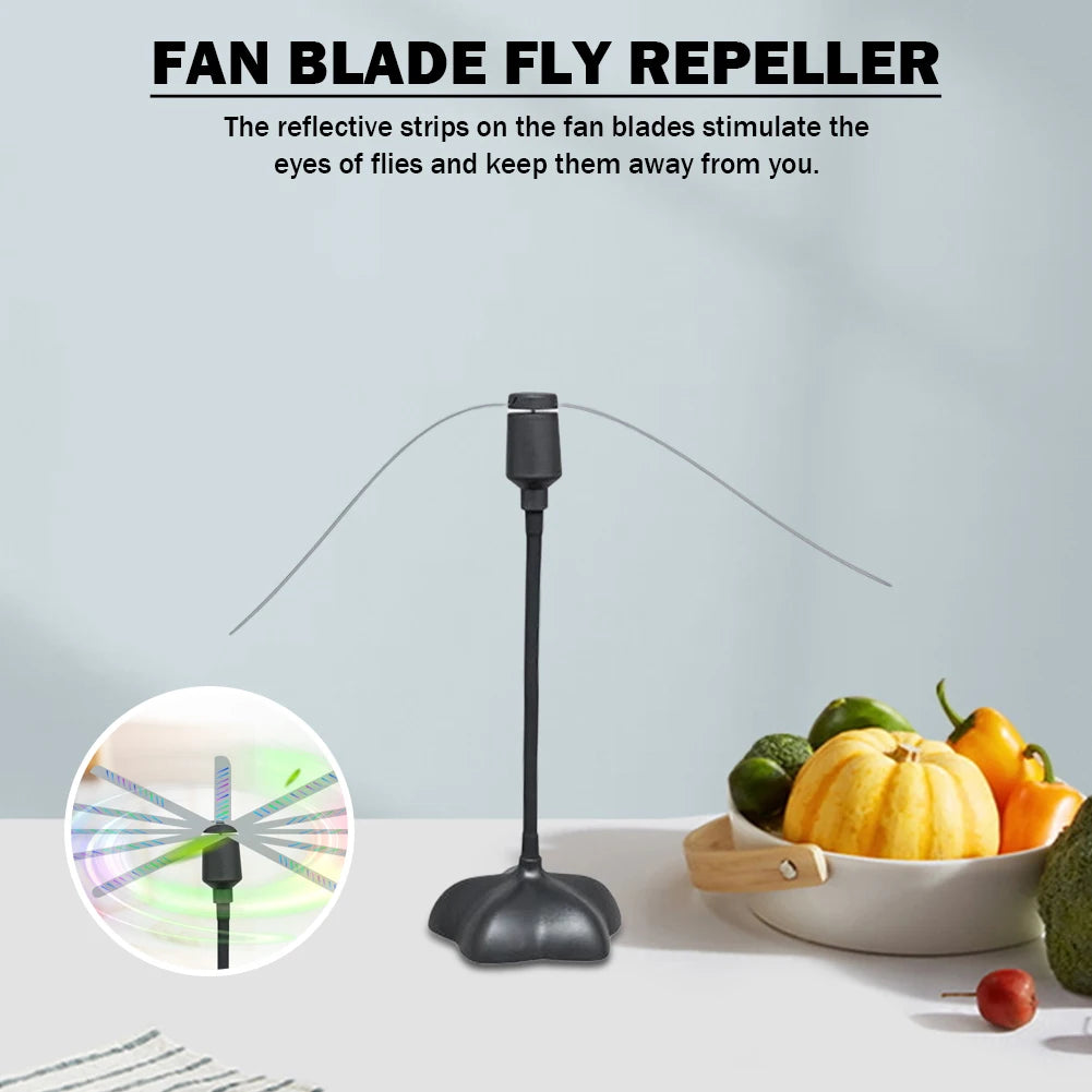 Automatic Fly Repeller Fan – Chemical-Free 360° Pest Control Peaceful Pleasures Health and Wellness
