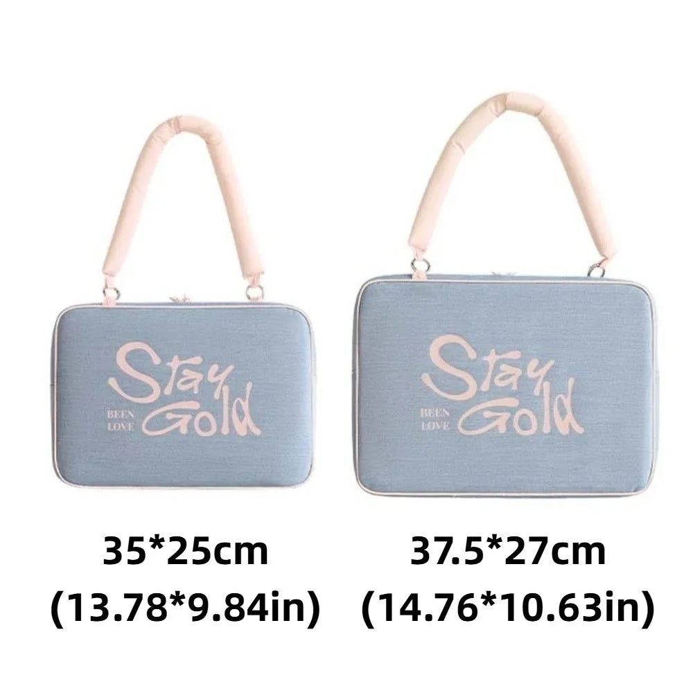 Korean Style Laptop Sleeve Bag – 14" & 15.6" Shoulder Case