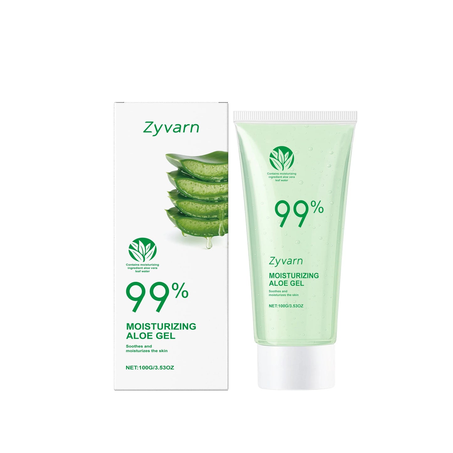 Zyvarn 99% Aloe Vera Gel – Hydrating & Brightening Skin Care