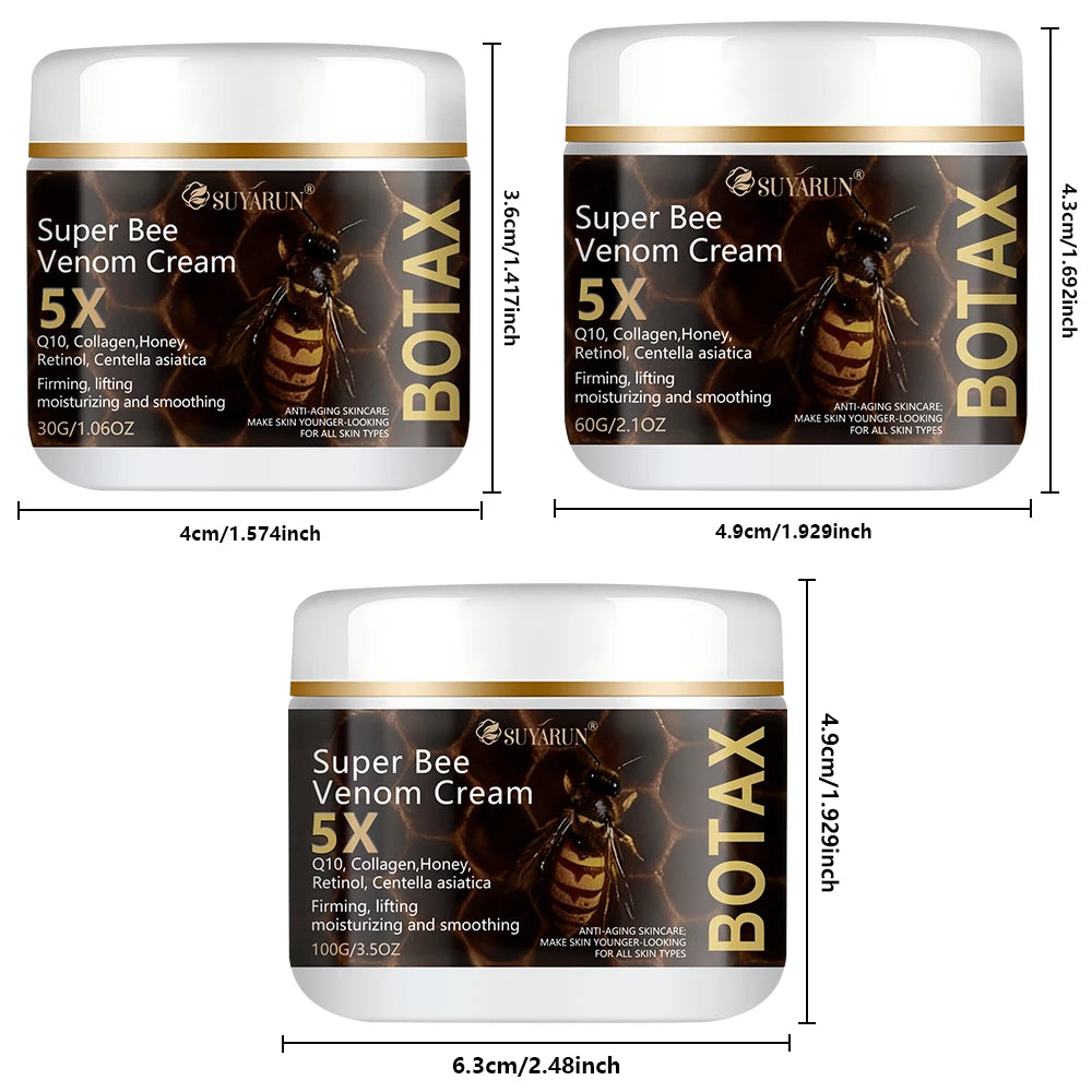 SUYARUN Super Bee Venom Botax Cream - Anti-Wrinkle, Firming & Hydrating Facial Treatment, For All Skin Types, Free Shipping. Peaceful Pleasures Health and Wellness