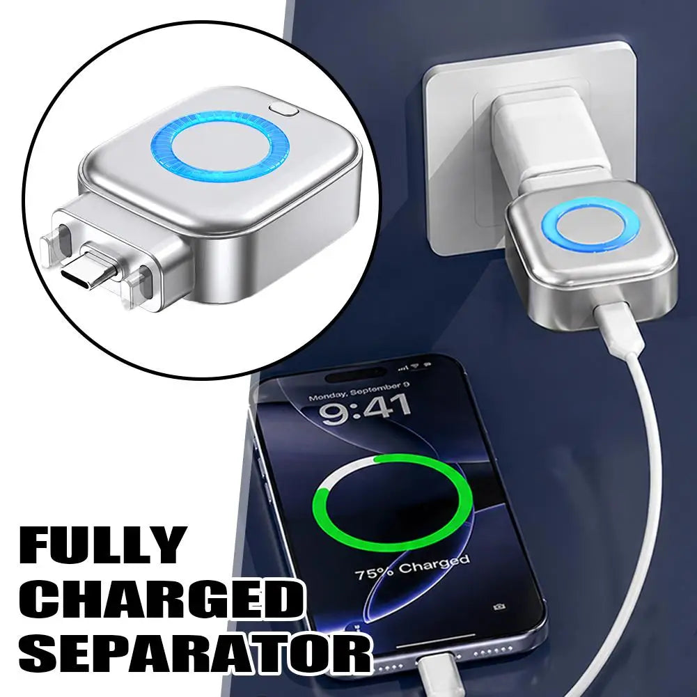 USB-C Smart Auto Power-Off Charging Adapter – Anti-Overcharge