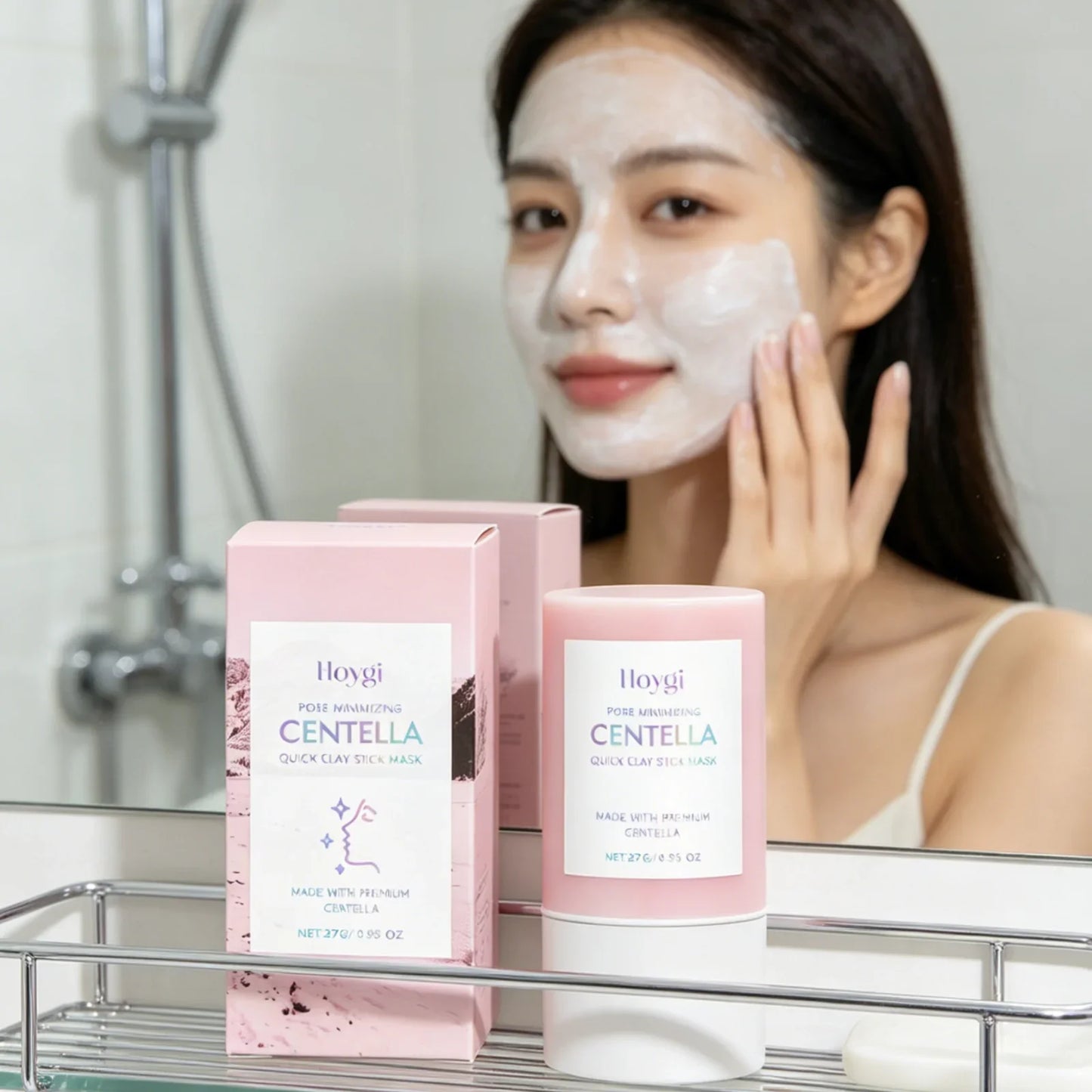 Hoygi Centella Clay Stick Mask – Pore Minimizing & Moisturizing