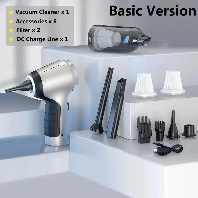 HOMEFISH Cordless Handheld Car & Home Vacuum Cleaner 120W