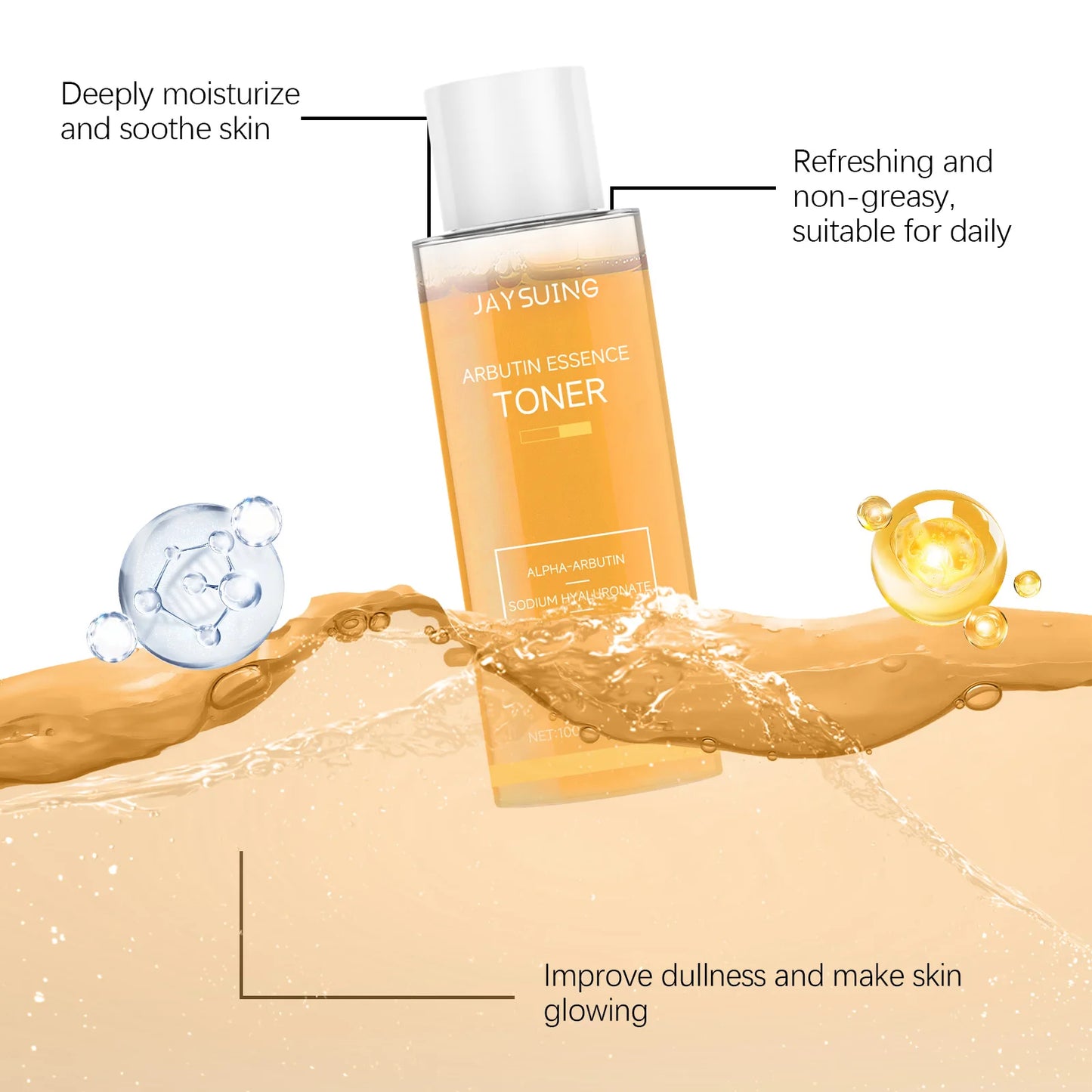 Jaysuing Arbutin Brightening Toner | Hyaluronic Acid & Centella