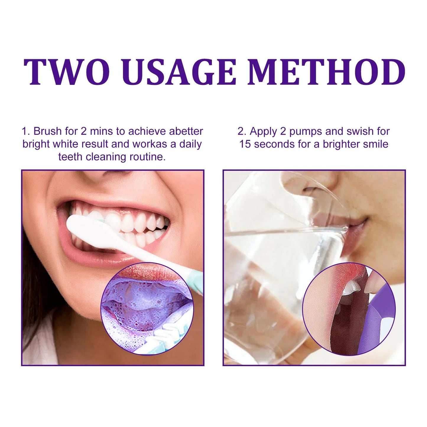 V34 Whitening Toothpaste Mousse – Stain Removal & Fresh Breath