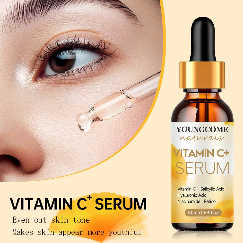 Vitamin C Face Cream Retinol Smooth Wrinkle Moisturizing Firming Hyaluronic Lightening Repairing Smooth Skincare Whitening Cream Peaceful Pleasures Health and Wellness