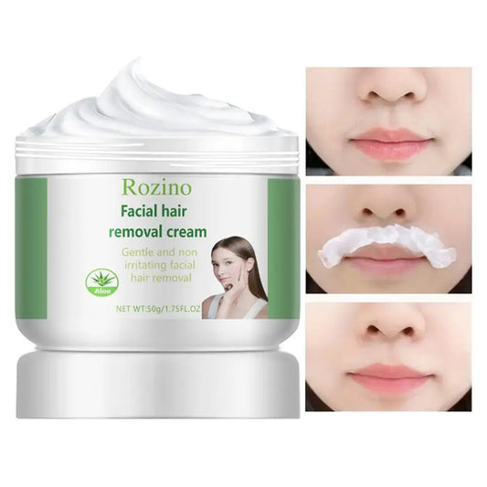Facial Hair Removal Cream – Gentle Depilatory for Upper Lip & Chin Peaceful Pleasures Health and Wellness
