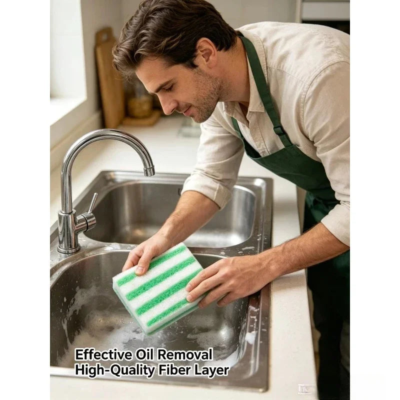 Bamboo Fiber Magic Wipe Dishcloth | Eco Kitchen Scouring Cloth