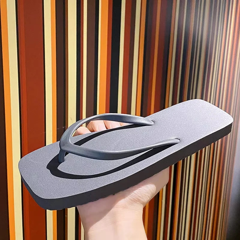 Men's Thick Sole Flip Flops | Non-Slip Beach & Shower Sandals