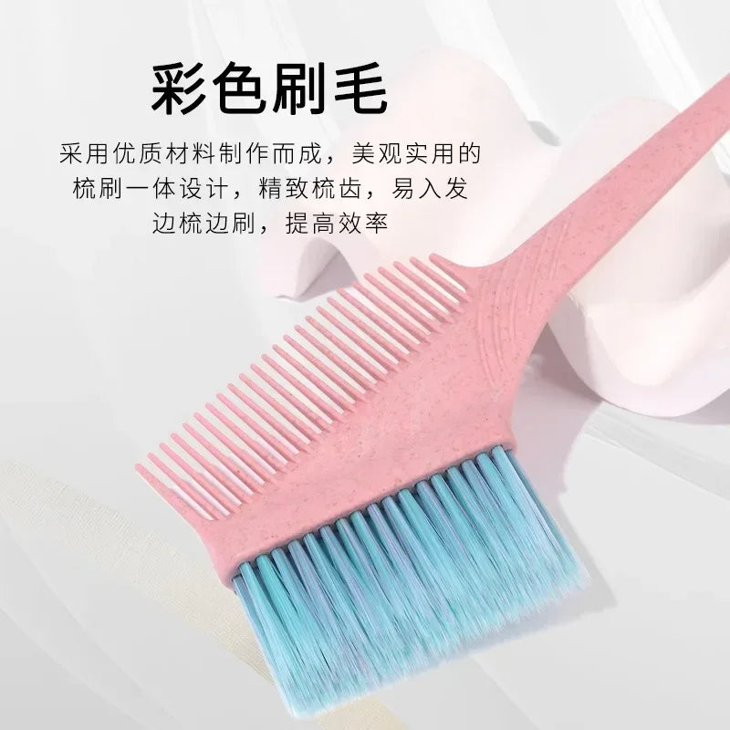 MOONBIFFY Hair Dye Brush – Colorful Soft Bristles | Professional Salon & Home Hair Coloring Tool Peaceful Pleasures Health and Wellness