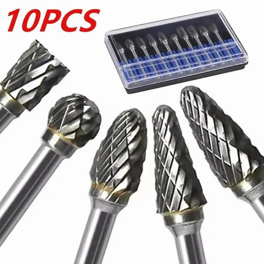 1 8 Shank Tungsten Carbide Milling Cutter Rotary Tool Burr Diamond