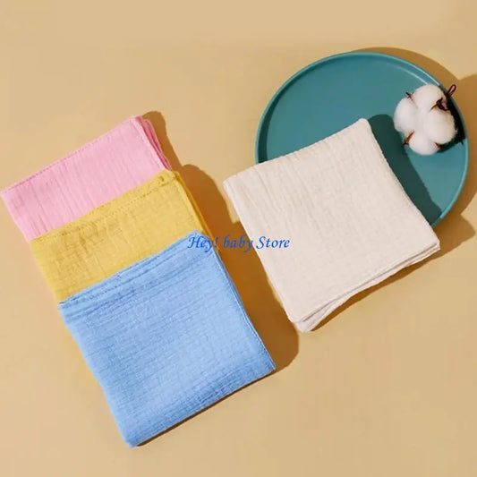 4-Layer Baby Washcloths – Soft Reusable Newborn Face Towels Baby Washcloth Peaceful Pleasures Health and Wellness
