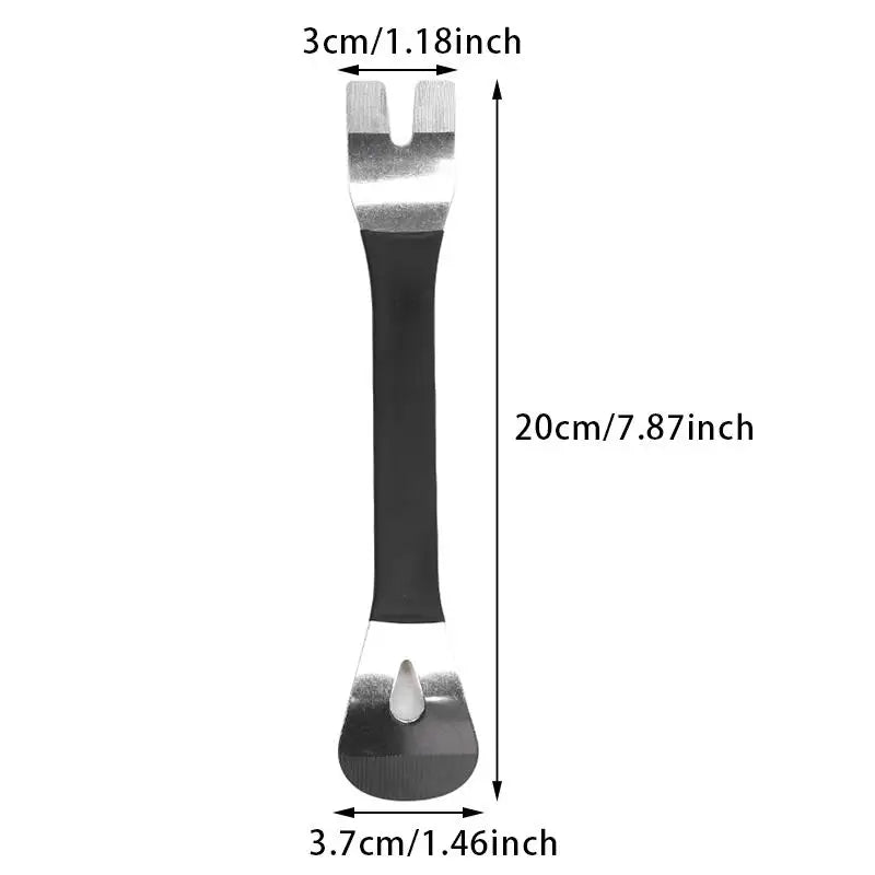 Carbon Steel Car Door Panel Pry Tool Car Trim Removal Tool for Car Audio Radio Dashboard Interior Disassembly Peaceful Pleasures Health and Wellness