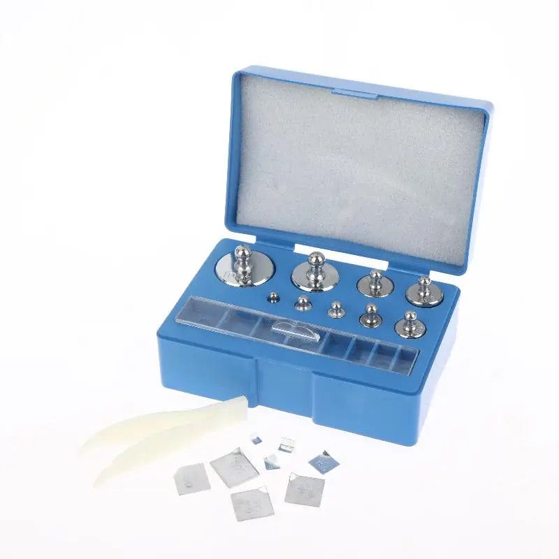 17Pcs/Set 10mg-100g Precision Digital Scale Calibration Weight Set Weighting Tool 100g 50g 20g 10g 5g 2g 1g 1000mg Tablet Code Peaceful Pleasures Health and Wellness