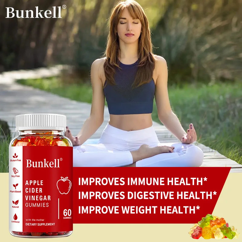 Apple Cider Vinegar Gummies with Vitamin B12 - Support Weight Management, Digestion, Detoxification, and Immune Support Peaceful Pleasures Health and Wellness